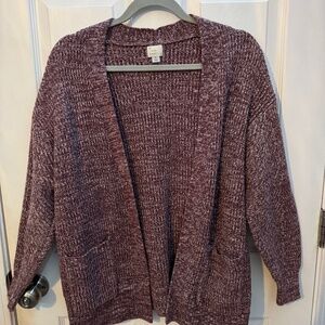 Universal Thread Purple Cardigan Sweater